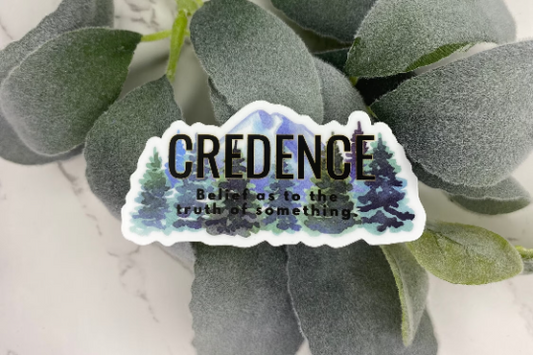 Credence Sticker