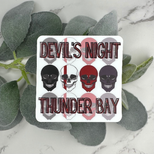 Devil's Night Sticker