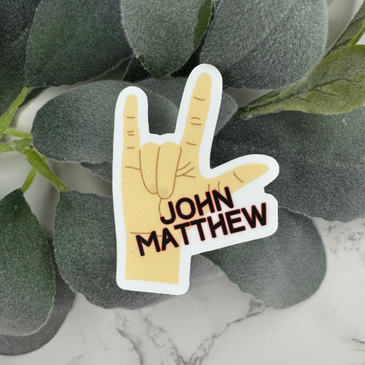 John Matthew - the Black Dagger Brotherhood Sticker