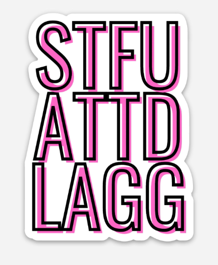 STFUATTDLAGG Sticker