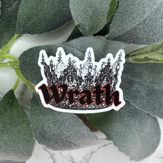 Wrath - the Black Dagger Brotherhood Sticker